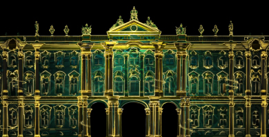 Musée de l’Ermitage-Video Mapping 2016